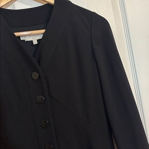 Hobbs Black Dress, 2 - Picture 4 of 10